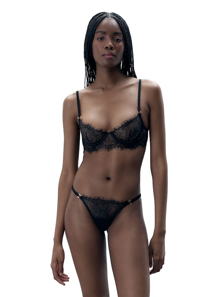 Bluebella Black Camelia lace Wired Bra - Image 1 of 2