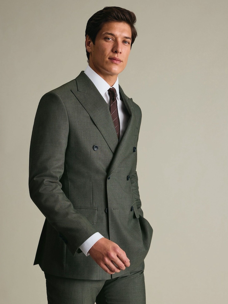 Charles Tyrwhitt Green Ultimate Suit Jacket - Image 1 of 6