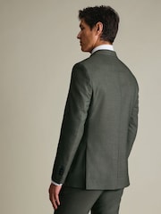 Charles Tyrwhitt Green Ultimate Suit Jacket - Image 5 of 6