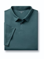 Charles Tyrwhitt Green Short Sleeve Jersey Polo Shirt - Image 3 of 5