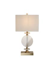Searchlight Antique Brass Hornbeam Table Lamp - Image 2 of 4