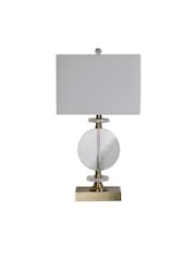 Searchlight Antique Brass Hornbeam Table Lamp - Image 3 of 4