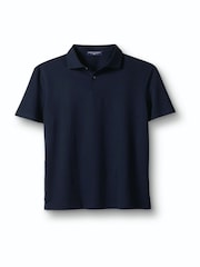 Charles Tyrwhitt Blue Popcorn textured Polo Shirt - Image 3 of 5