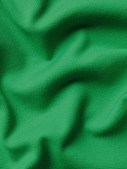 Charles Tyrwhitt Green Short Sleeve Cotton Stretch Pique Polo Shirt - Image 6 of 6