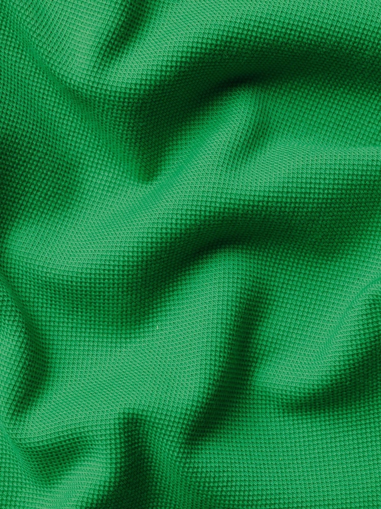 Charles Tyrwhitt Green Short Sleeve Cotton Stretch Pique Polo Shirt - Image 6 of 6