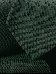 Charles Tyrwhitt Green Silk Stain Resistant Slim Tie - Image 2 of 2