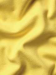 Charles Tyrwhitt Yellow Short Sleeve Cotton Stretch Pique Polo Shirt - Image 6 of 6