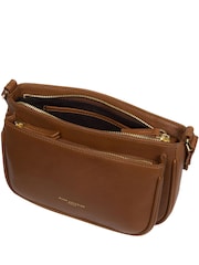 Braun - Pure Luxuries London Bree Umhängetasche aus Nappaleder - Bild 4 von 8