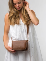 Braun - Pure Luxuries London Bree Umhängetasche aus Nappaleder - Bild 7 von 8