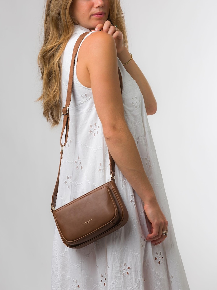 Pure Luxuries London Bree Nappa Leather Cross-Body Bag - Image 8 of 8 Pure Luxuries London Bree Nappa Leather Cross-Body Bag - Image 8 of 8