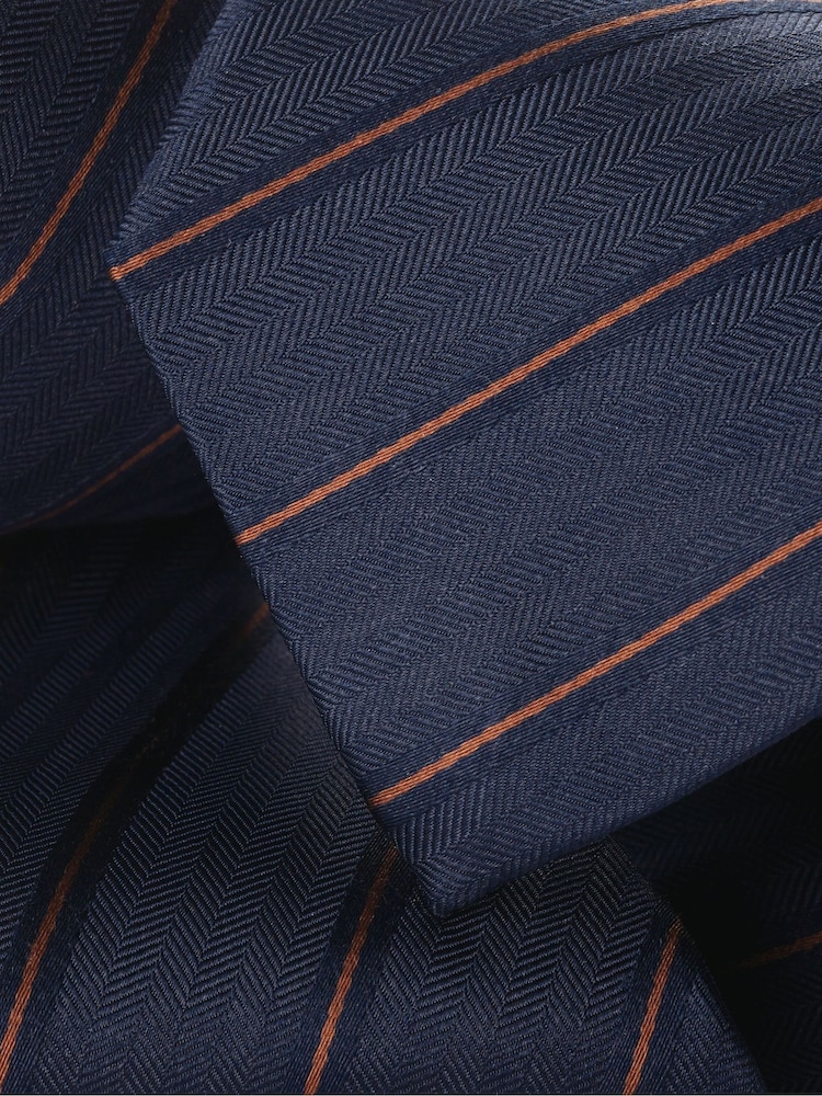 Charles Tyrwhitt Blue Silk Stripe Tie - Image 2 of 2