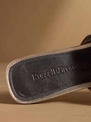 Russell & Bromley Metallic Clyde Flat Mule Sandals - Image 5 of 7