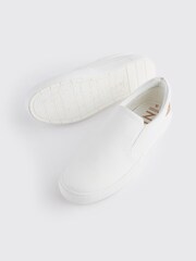 White Forever Comfort® Slip-On Star Trainers - Image 5 of 9