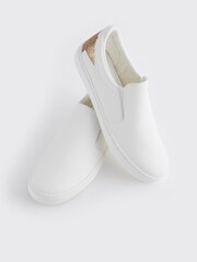 White Forever Comfort® Slip-On Star Trainers - Image 6 of 9