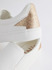 White Forever Comfort® Slip-On Star Trainers - Image 7 of 9