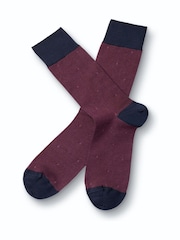 Charles Tyrwhitt Purple Spot Socks - Image 1 of 2