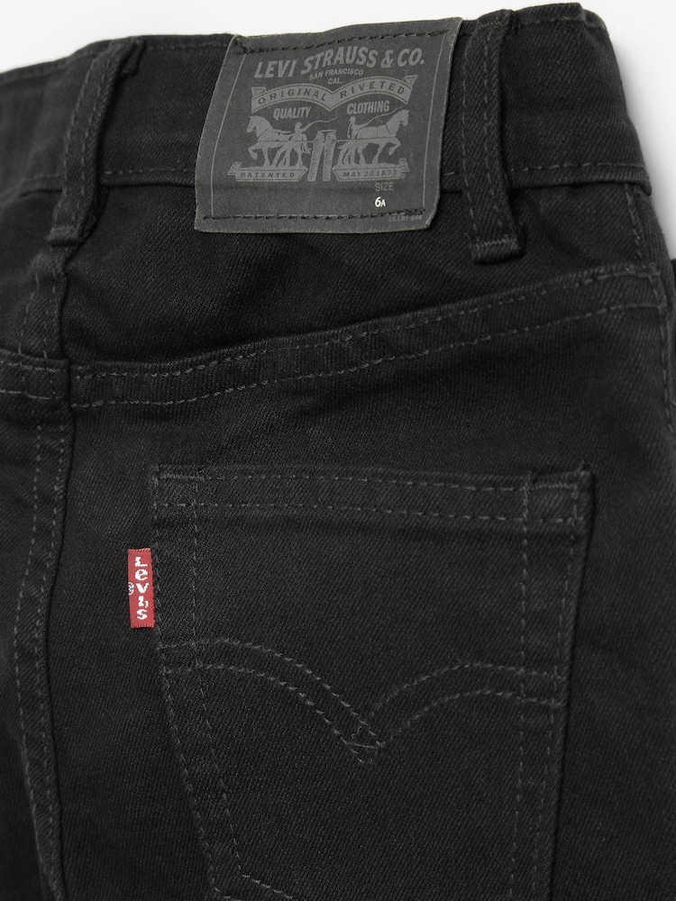 Levi's® Black Stretch Kids 510™ Skinny Fit Jeans - Image 5 of 6