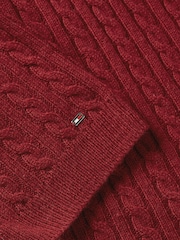 Tommy Hilfiger Red Cable Knit Dress - Image 6 of 6