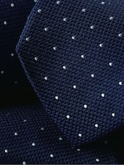 Corbata de seda resistente a las manchas de lunares de Charles Tyrwhitt - Imagen 2 de 2