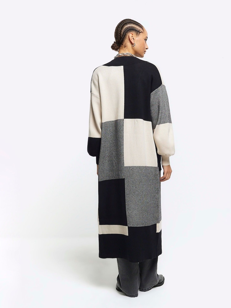 Кардиган макси в рубчик River Island блок - Image 1 of 5