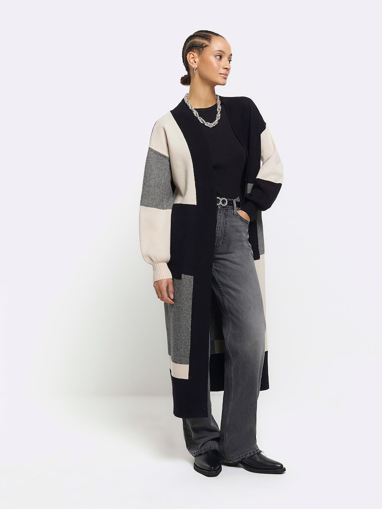 Кардиган макси в рубчик River Island блок - Image 2 of 5 Кардиган макси в рубчик River Island блок - Image 2 of 5
