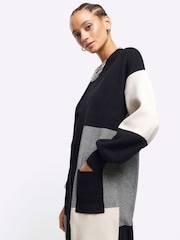 Кардиган макси в рубчик River Island блок - Image 3 of 5