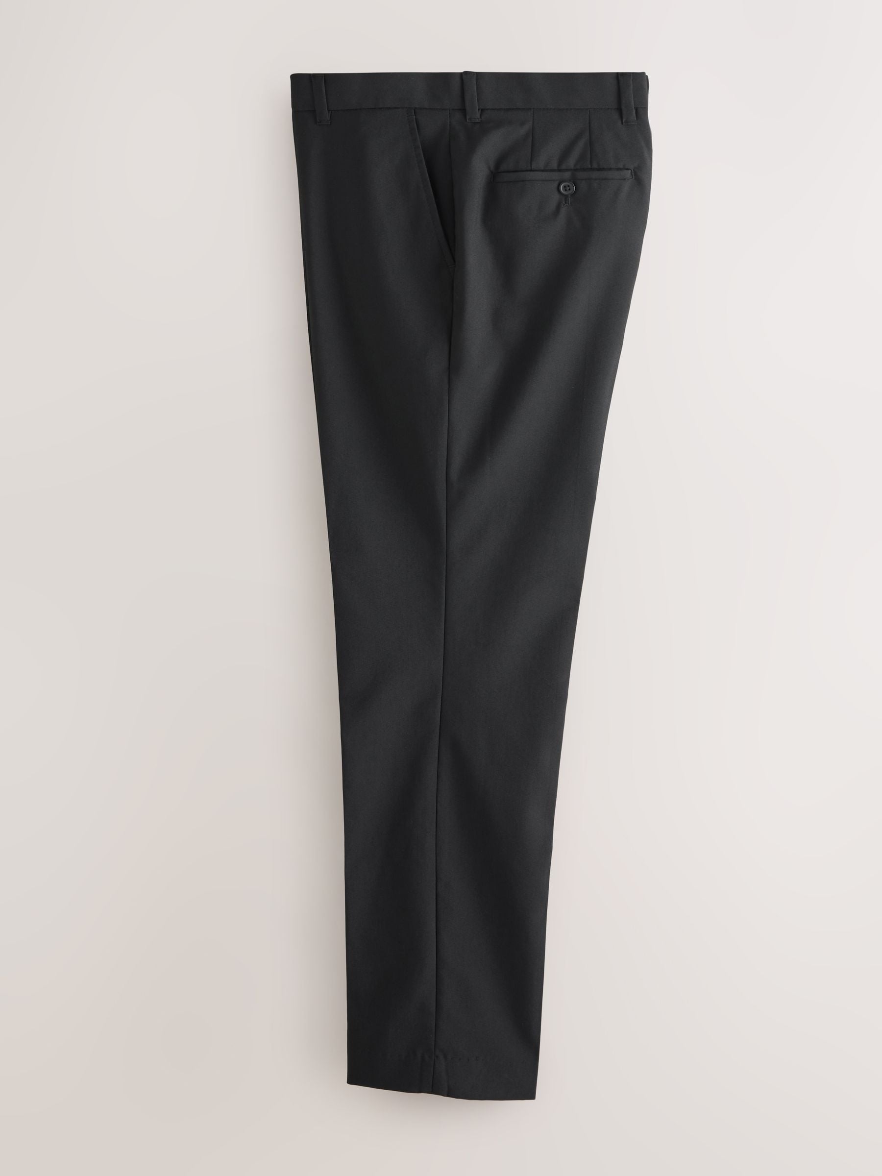 Buy Black Regular Fit Stretch Smart Trousers from Next USA