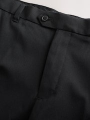 črna - Klasičen kroj - Raztegljive elegantne hlače - Slika 7 iz 9