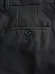 črna - Klasičen kroj - Raztegljive elegantne hlače - Slika 9 iz 9