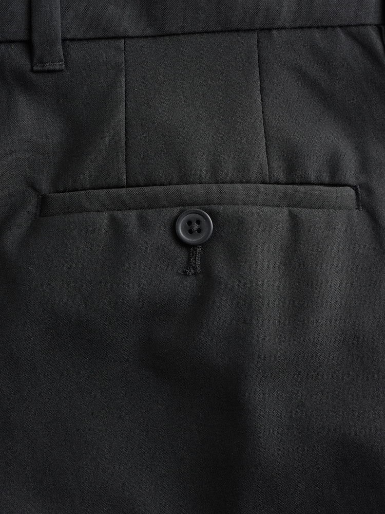 črna - Klasičen kroj - Raztegljive elegantne hlače - Slika 9 iz 9 črna - Klasičen kroj - Raztegljive elegantne hlače - Slika 9 iz 9