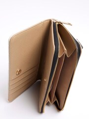River Island Cream Monogram Envelope Purse - Image 4 of 4