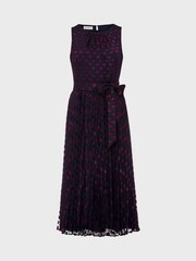 Hobbs Blue Petite Blythe Dress - Image 4 of 4