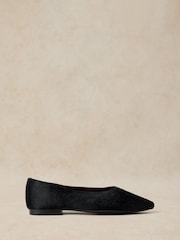 White Stuff Black Pointed Ballerinas - Image 1 of 4