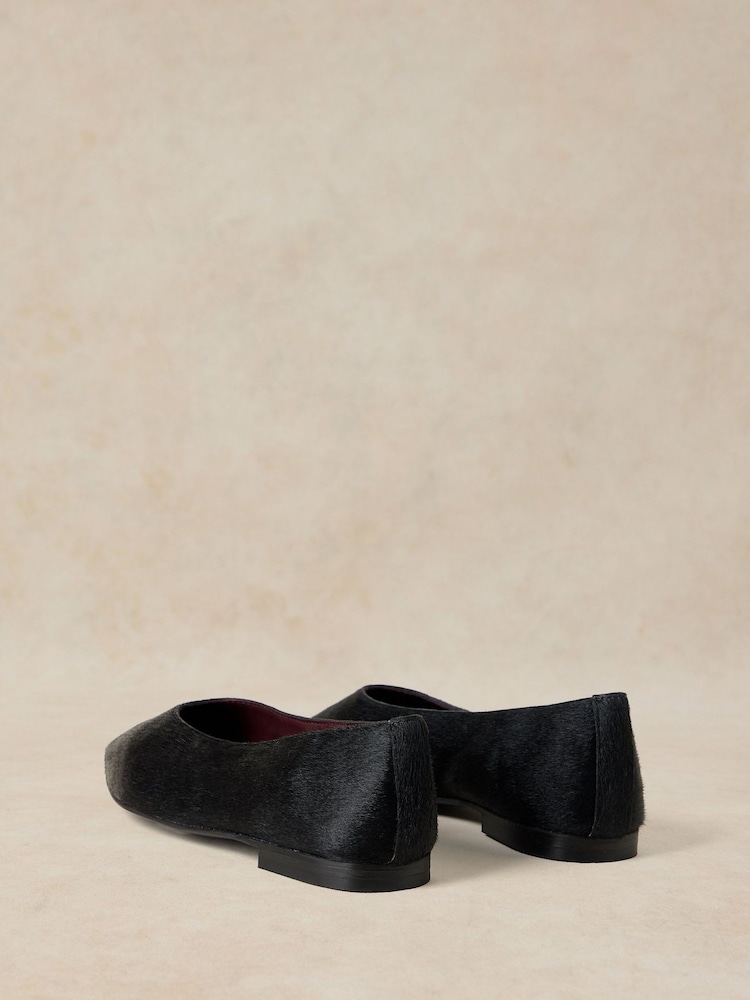 White Stuff Black Pointed Ballerinas - Image 2 of 4