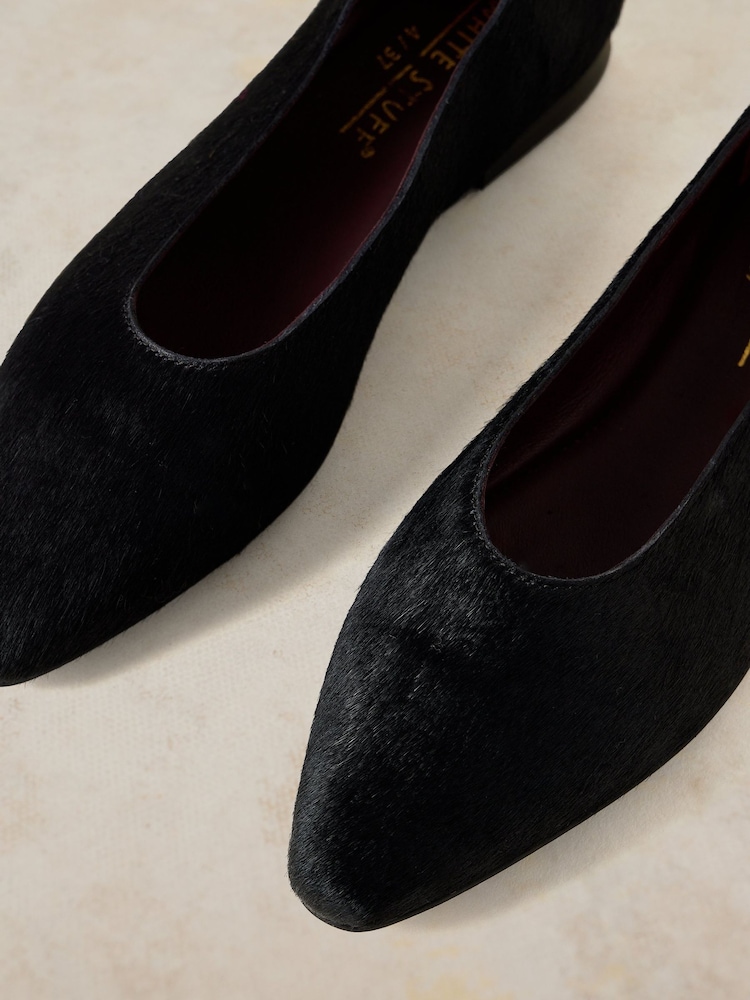 White Stuff Black Pointed Ballerinas - Image 4 of 4