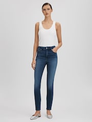 Good American Blue Good American Ultra High Skinny Jeans - Image 3 of 6