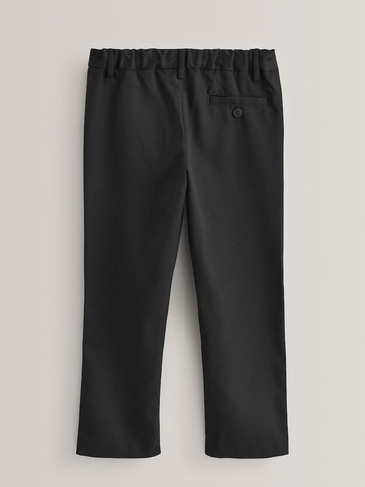 Black School Formal Straight Trousers (3-17yrs) - Image 2 of 8