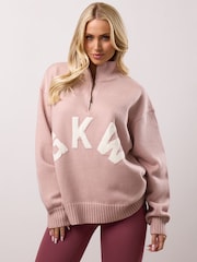 Gym King Pink Restore 1/4 Zip Funnel - Shadow Jumper - Image 3 of 4