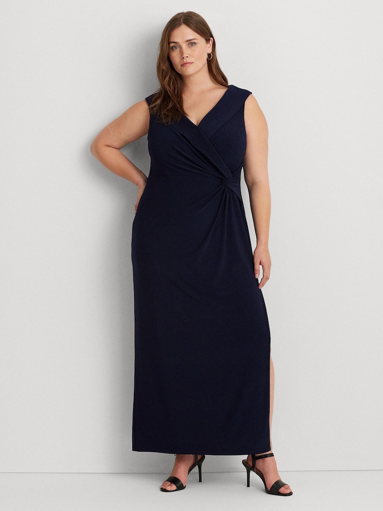 Lauren Ralph Lauren Curve Jersey Dress - Image 1 of 5