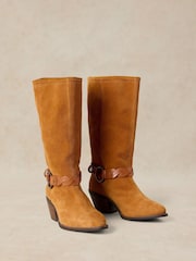 White Stuff Brown Savannah Slouch Boots - Image 2 of 4
