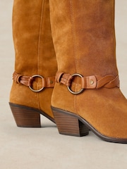 White Stuff Brown Savannah Slouch Boots - Image 4 of 4