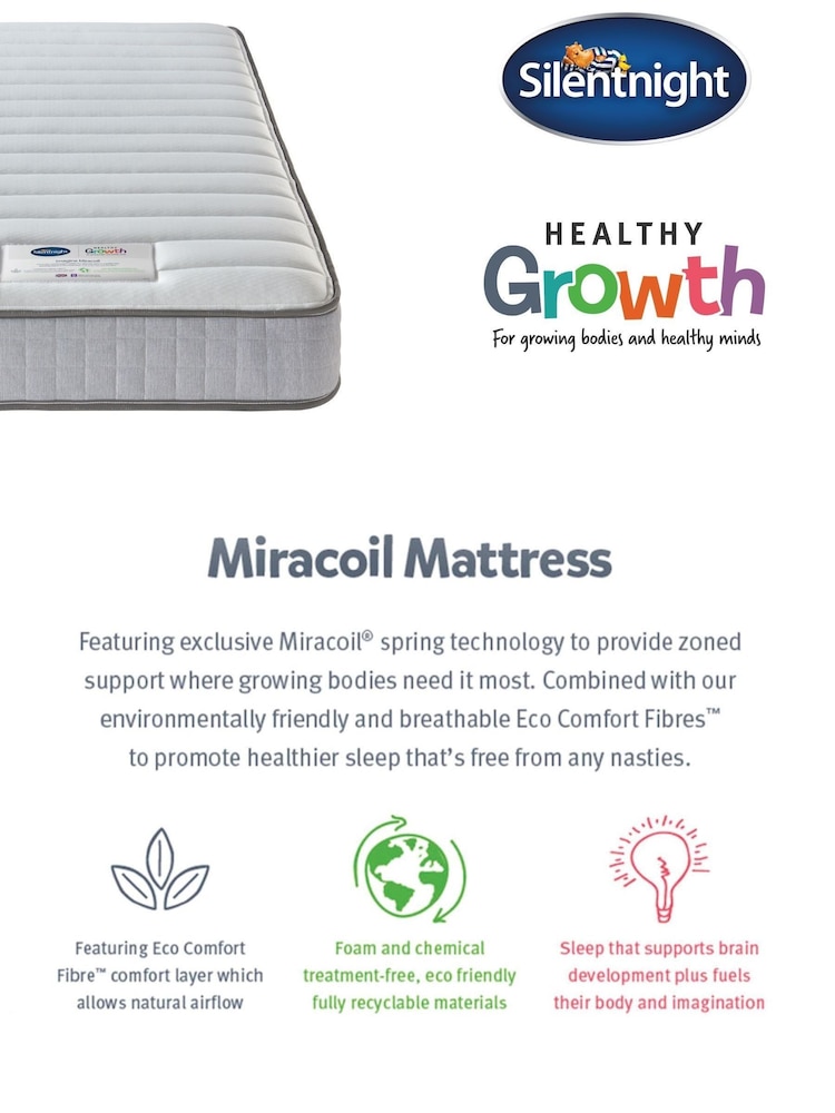Silentnight Healthy Growth Imagine Miracoil Mattress - Image 5 of 5