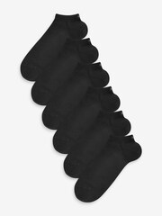HUGO Black Ankle Socks 6 Pack - Image 1 of 2