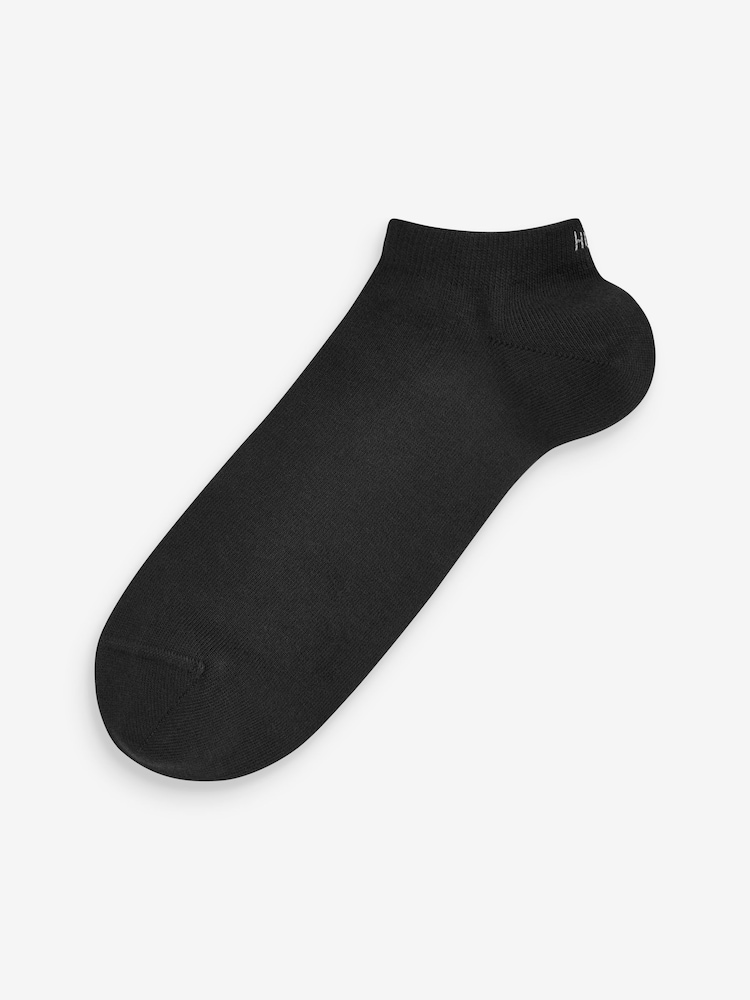 HUGO Black Ankle Socks 6 Pack - Image 2 of 2