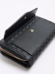 River Island Black Black Monogram Envelope Purse - Image 3 of 4