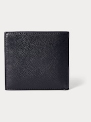 Polo Ralph Lauren Black Pebbled Leather Billfold Coin Wallet - Image 2 of 3