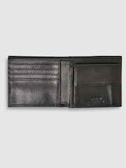 Polo Ralph Lauren Black Pebbled Leather Billfold Coin Wallet - Image 3 of 3