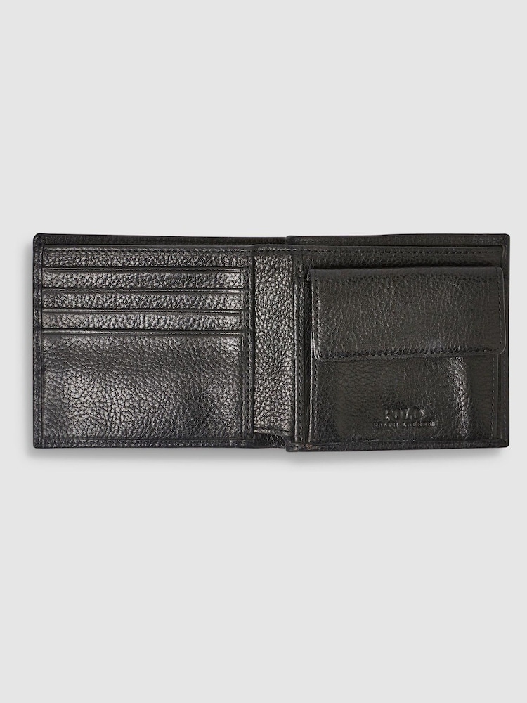 Polo Ralph Lauren Black Pebbled Leather Billfold Coin Wallet - Image 3 of 3