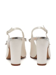 Rainbow Club Cream Freya Bridal Sparkly Slingback Wedding Shoes - Image 4 of 5