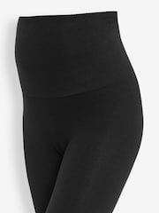 JoJo Maman Bébé Black 2-Pack Maternity Everyday Leggings - Image 2 of 3